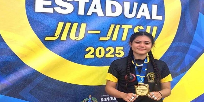 DE JARU: Alice Akaki ganha medalha de ouro no Campeonato Estadual de Jiu-Jitsu