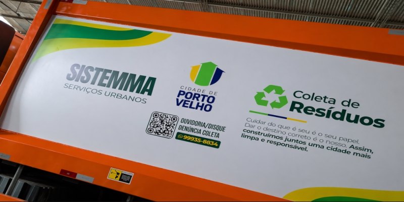 COLETA DE RESÍDUOS: Sistemma avalia primeiras semanas de operação em Porto Velho