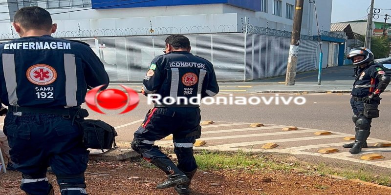 VÍDEO: Acidente entre moto e carro na Avenida Calama deixa mulher ferida