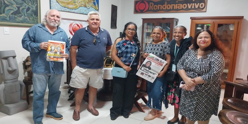 UNIR: Rondoniaovivo recebe visita de professores e alunos de Letras