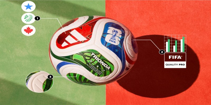 TRIONDA: A bola oficial da Copa do Mundo de 2026 está pronta e tem sensor tecnológico